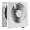 7.5-Inch Room to Room Fan, Through Wall Fan with AC Motor & Bi-directional Adjustable Wind, 180 CFM Ventilation Quiet Exhaust Vent for Kitchen