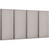4 PCS Acoustic Panels, 2 inch Thick 23.6 x 11.8 inch Fiberglass Sound Absorbing Panels, Self-adhesive Soundproof Wall Boards, for Studios, Office
