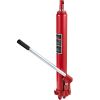 Hydraulic Long Ram Jack, 3 Tons/6600 lbs Capacity, with Single Piston Pump and Clevis Base, Manual Cherry Picker with Handle, for Garage/Shop Cranes