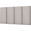 4 PCS Acoustic Panels, 2 inch Thick 23.6 x 11.8 inch Fiberglass Sound Absorbing Panels, Self-adhesive Soundproof Wall Boards, for Studios, Office