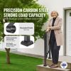 Handrails for Outdoor Steps, 1-2 Step Stair Hand Rail Kit, Transitional Carbon Steel Railings with Installation Kit, Stair Rails for Seniors