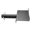Winch Mount, 15000 lbs / 6803 kg Load Capacity, Trailer Hitch Winch Mount with 50.8 mm Receiver, 2 Mounting Hole Design, Powder Coated Steel