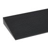 1.2" Rise Cuttable Threshold Ramp for Sweeping Robot, 35.4" Wide Natural Rubber Wheelchair Ramp