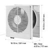 7.5-Inch Room to Room Fan, Through Wall Fan with AC Motor & Bi-directional Adjustable Wind, 180 CFM Ventilation Quiet Exhaust Vent for Kitchen