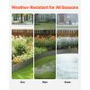 Steel Landscape Edging, 5 Packs 39 x 3 in Rust-Resistant Metal Landscape Edging, Bendable Garden Edging Border, Heavy Duty Lawn Edging
