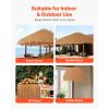 Artificial Thatch Grass Roof, 1.3 x3.2 ft Mexican Style Tiki Bar Hut Skirt Thatch Roofing Roll, Waterproof & Fire-Resistant