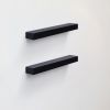 Floating Shelves 18.11" Wall Mounted Wood Shelves for Bathroom, Bedroom, Living Room, Kitchen