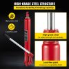 Hydraulic Long Ram Jack, 3 Tons/6600 lbs Capacity, with Single Piston Pump and Clevis Base, Manual Cherry Picker with Handle, for Garage/Shop Cranes